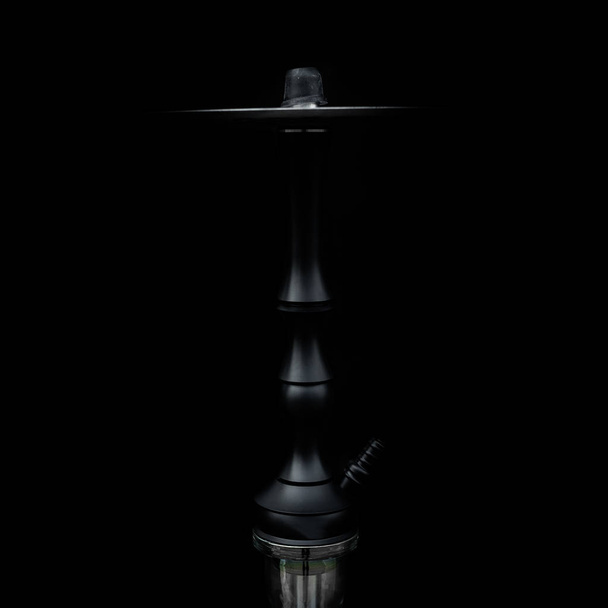 part of the hookah, modern design, on a black background. - Photo, Image