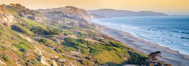 Fort Funston Dunes and Coastline. San Francisco, California, USA. - Photo, Image
