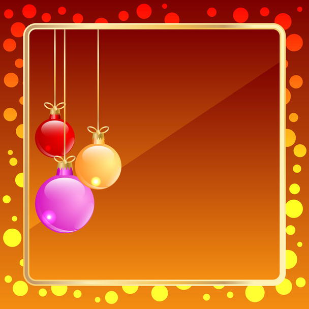 Christmas vector card - Vetor, Imagem