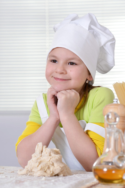Lovely girl in a hat chef - Fotografie, Obrázek