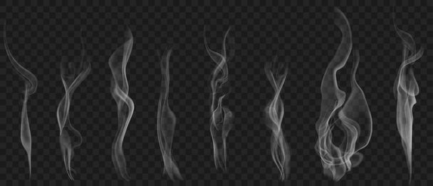 Set of smoke - Vector, Image