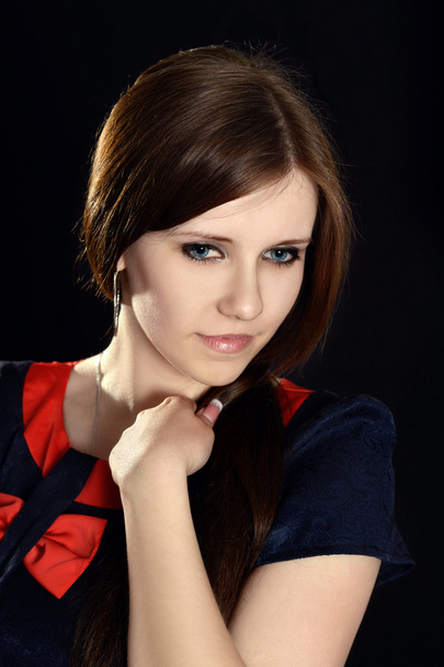 close-up Portrait of girl - Foto, imagen