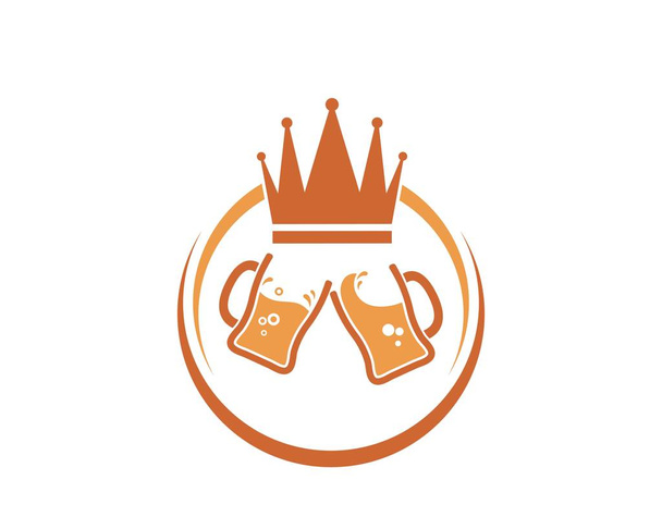 beer logo icon vector illustration design - Vector, Image