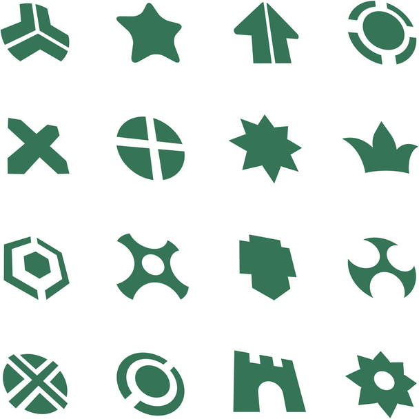 Pattern with abstract symbols - Vektor, kép