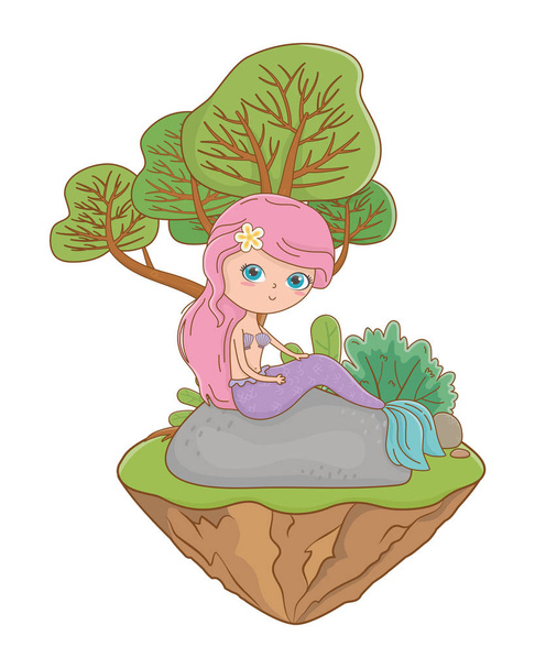Mermaid of fairytale design vector illustration - Vector, Image