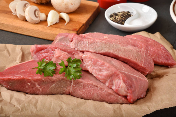 Gourmet beef sirloin steaks - Foto, afbeelding