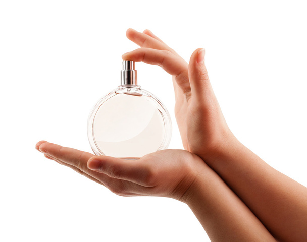 woman hands spraying perfume - Fotografie, Obrázek