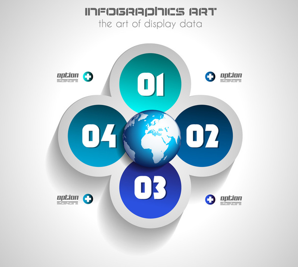 Infographcs design template - Vetor, Imagem
