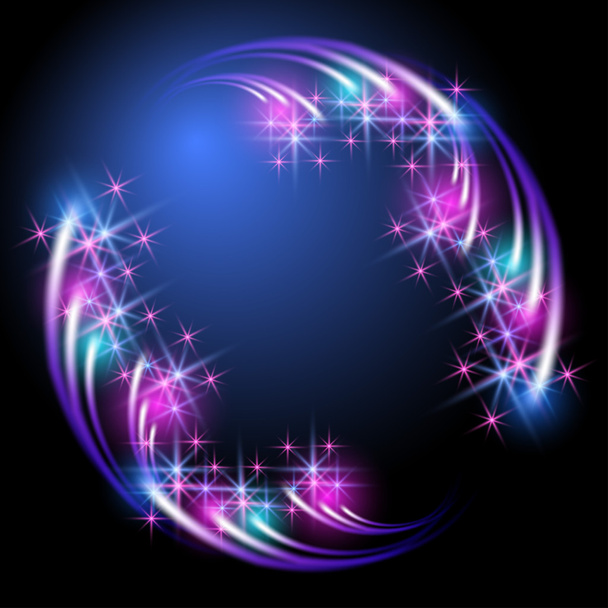 Glowing background with salute - Vector, Image