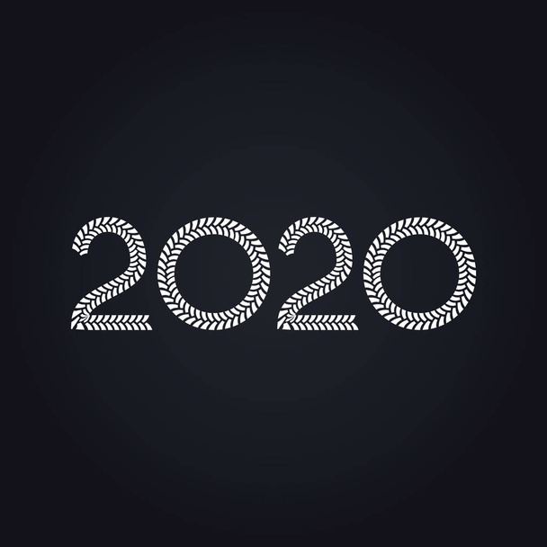 Felice anno nuovo 2020 progettazione vettoriale. Nuovo Anno 2020 Creative Design Concept
. - Vettoriali, immagini