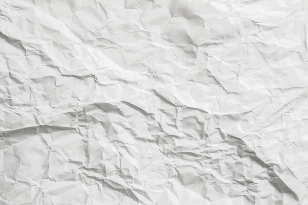λευκό τσαλακωμένο χαρτί πέτρα στρώμα εφέ υφής - Φωτογραφία, εικόνα