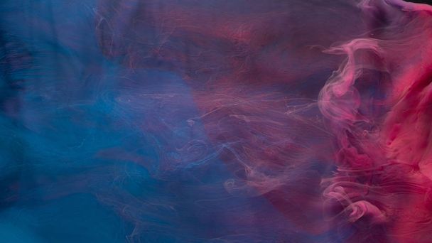 smoke flow magic poison blue pink paint mix - Fotoğraf, Görsel