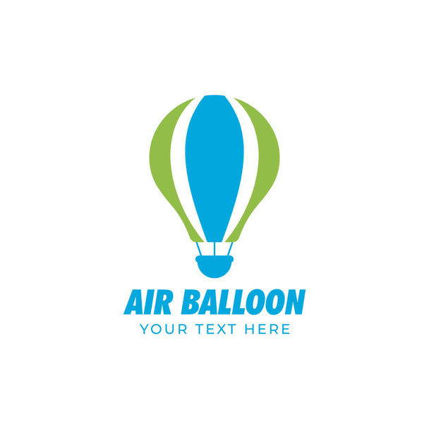 Lucht ballon grafisch ontwerpsjabloon vector geïsoleerd - Vector, afbeelding