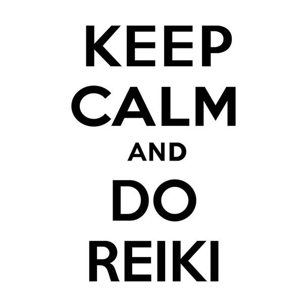 Posvátná geometrie. Reiki symbol. Slovo Reiki se skládá ze dvou japonských slov, Rei znamená Univerzální - Ki znamená životní sílu energie - Vektor, obrázek