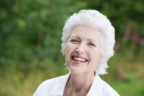 Vivacious laughing senior woman - Φωτογραφία, εικόνα