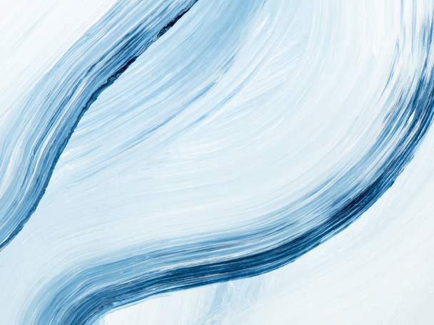 Синий креативный фон, написанный вручную, фактура кисти
 - Фото, изображение