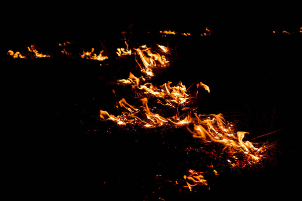 Fuego iniciado por hombres
 - Foto, imagen