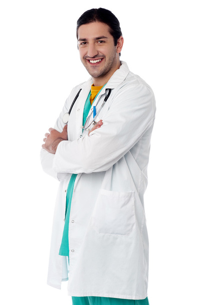 Confident young male doctor - Fotó, kép