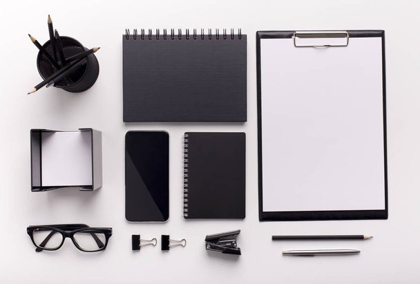 Black and white modern and stylish office suppliers - Photo, Image