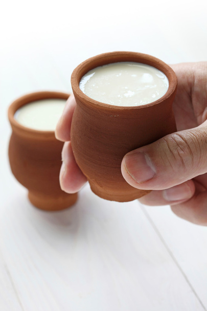 Lassi, bebida de iogurte indiano
 - Foto, Imagem