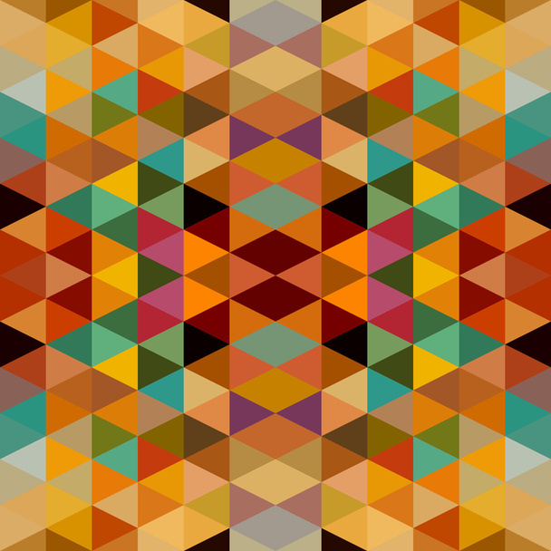 Retro triangles seamless pattern background. EPS10 file. - Vektor, kép