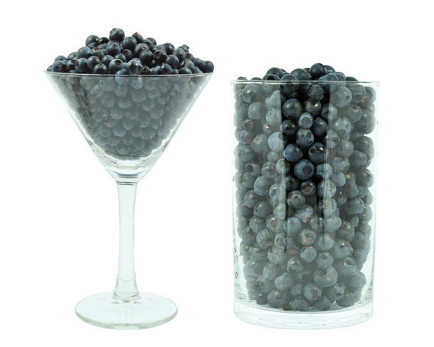 Blueberries in a glass - Photo, Image