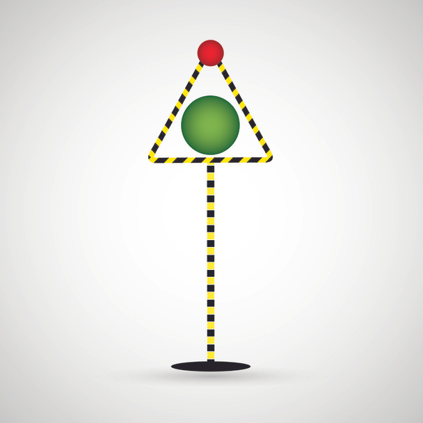 grünes Go-Symbol - Vektor, Bild
