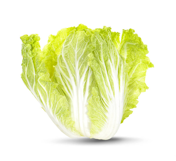 Fresh chinese cabbage on a white background clipping path - Foto, imagen