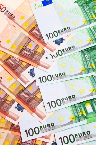 100 a 50 euro bankovky. - Fotografie, Obrázek
