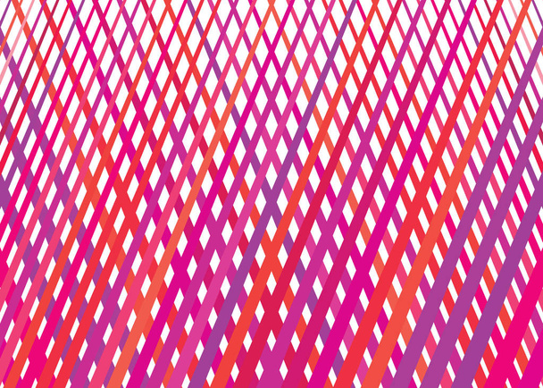 Grid, mesh with dynamic lines. Intersecting stripes. Irregular g - Wektor, obraz