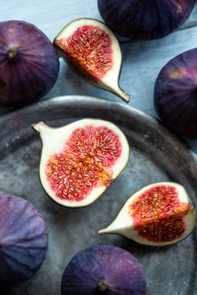 Figs on rustic table - Photo, Image