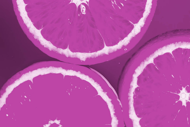 Citrus fruit toned in crazy color - Valokuva, kuva