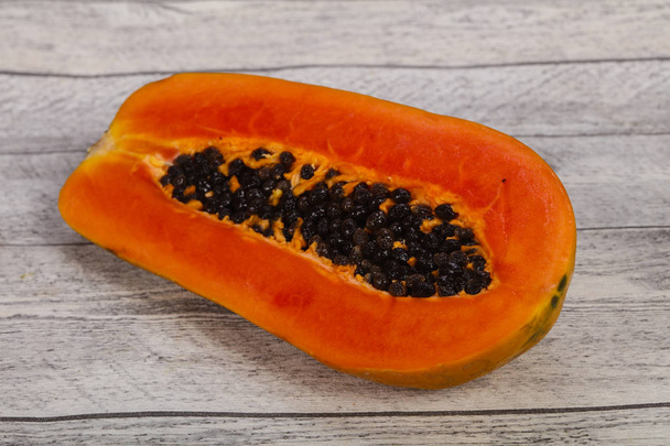 Delicioso saboroso fruta madura Papaia
 - Foto, Imagem