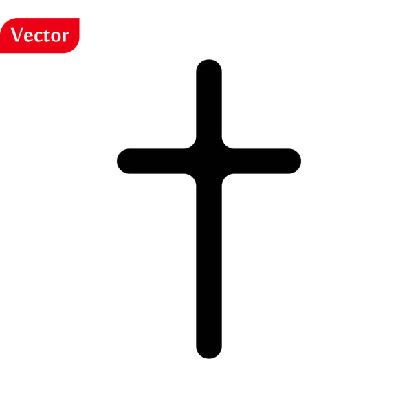 Latin cross icon. Elements of cross icon. Premium quality graphic design. Signs and symbol collection icon for websites, web design, mobile app, info graphics on white background eps10 - Vector, Image