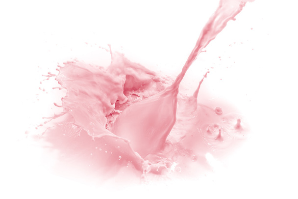strawberry milk splash - Foto, Bild