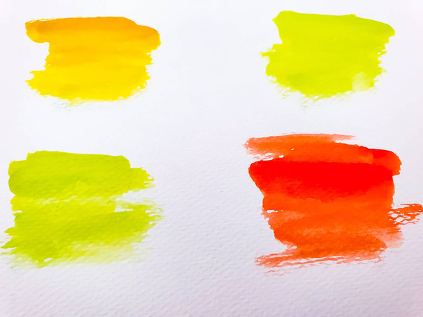 Shades multi watercolor paint background - 写真・画像