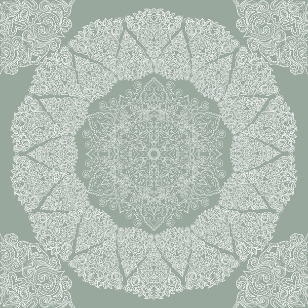 Beautiful seamless lace pattern - Вектор,изображение