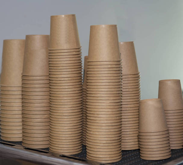paper cups for coffee  - Foto, Imagen