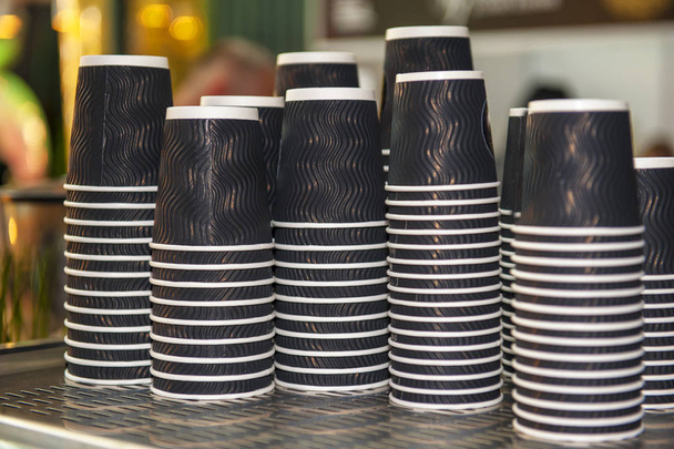 paper cups for coffee  - Zdjęcie, obraz