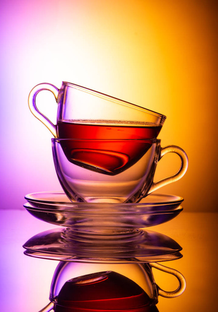 wieczór herbata dobry nastrój  - Zdjęcie, obraz