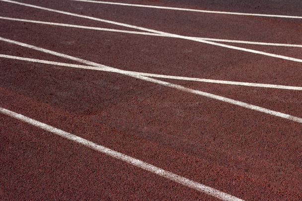 Athletic track on the stadium. - Foto, Imagen