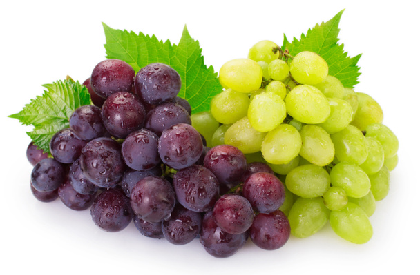 свіжий виноград на білому фоні
 - Фото, зображення