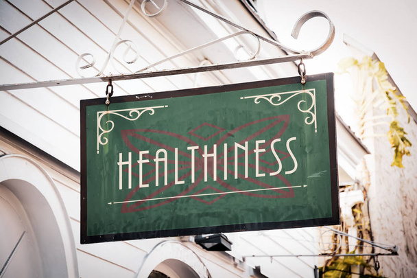Street Sign to Healthiness - Photo, Image