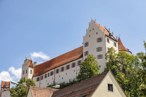 los hohes Schloss (castillo alto) en Fuessen, Baviera
, - Foto, imagen