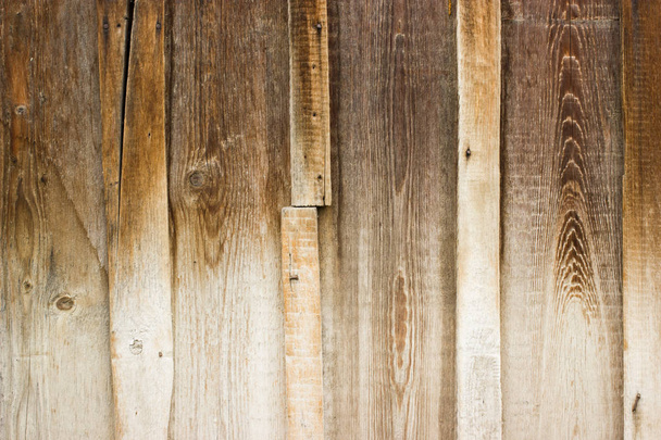 Old grunge true textured wooden background. The surface of the old brown wood wall texture. - Photo, Image