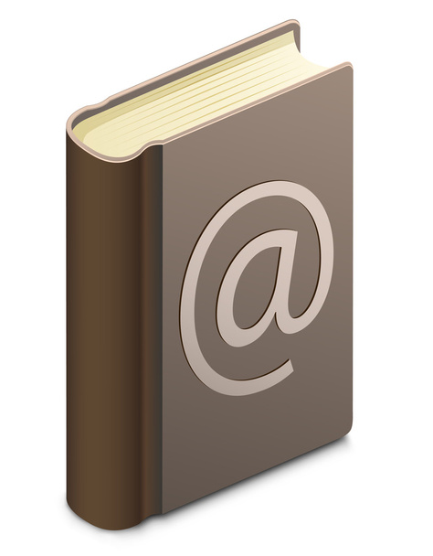 Livro de endereços de e-mail
 - Vetor, Imagem