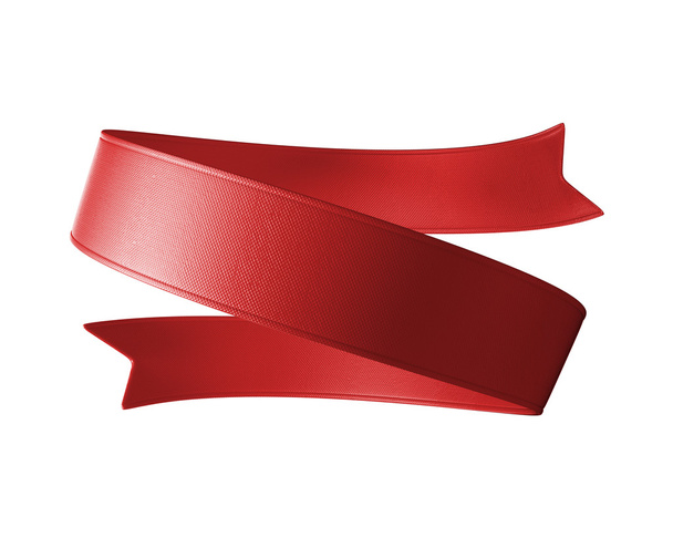 Red ribbon - Foto, afbeelding