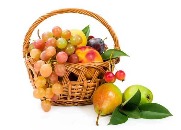 assortment of fruits in a basket - Photo, Image