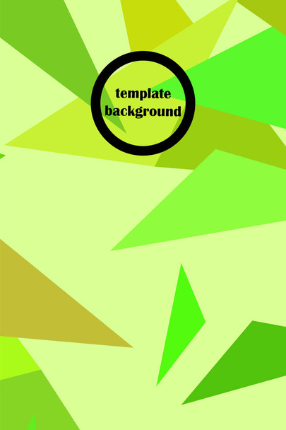 Fondo poligonal moderno abstracto para folleto y cubiertas, hecho con formas geométricas
. - Vector, Imagen