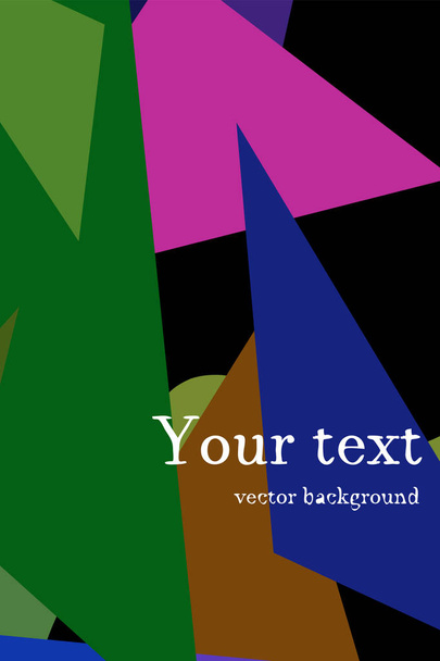Abstraktní moderní poligonální pozadí pro brožury a přikrývky, vyrobené geometrickými tvary. - Vektor, obrázek